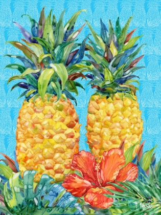 Picture of KONA PINEAPPLE AND HIBISCUS VERTICAL