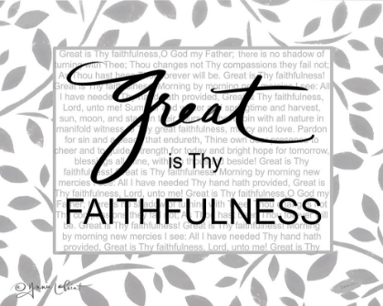 Picture of GREAT IS THY FAITHFULNESS
