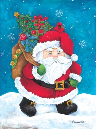 Picture of SANTA CLAUS WITH SACK OF PRESENTS