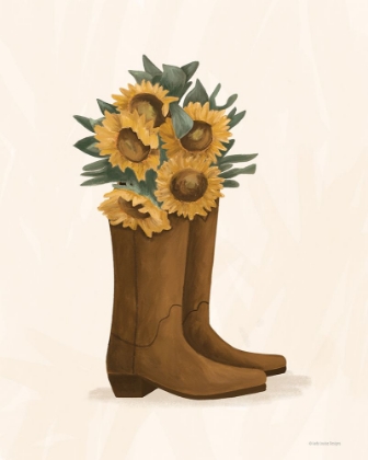 Picture of SUNFLOWER COWGIRL BOOTS