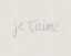 Picture of JE TAIME
