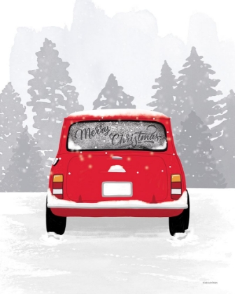 Picture of RED CHRISTMAS CAR