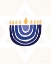 Picture of RAINBOW MENORAH