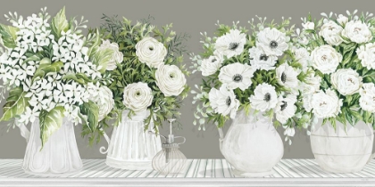 Picture of WHITE BLOOMS IN A ROW