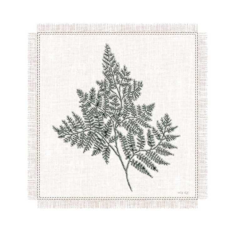 Picture of EMBROIDERED LEAVES V