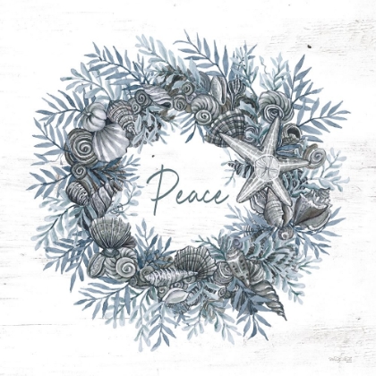 Picture of PEACE SEASHELL WREATH