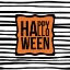 Picture of STRIPED HAPPY HALLOWEEN