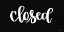 Picture of CLOSED SIGN