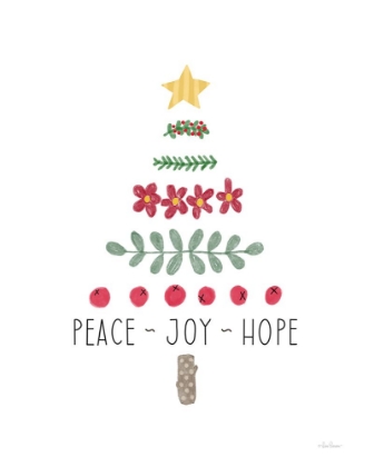 Picture of PEACE, JOY, HOPE CHRISTMAS TREE