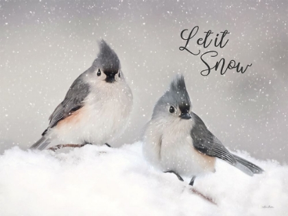 Picture of LET IT SNOW TITMOUSE PAIR