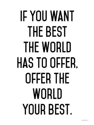 Picture of OFFER THE WORLD YOUR BEST