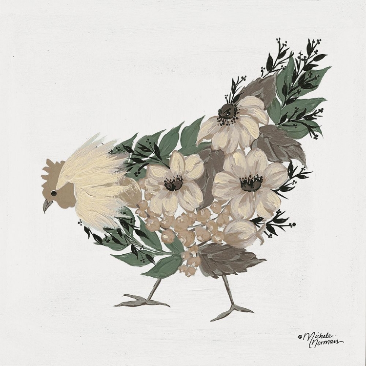 Picture of FLORAL HEN