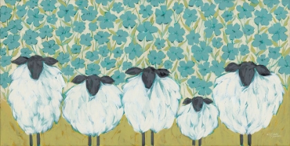 Picture of FLORAL FLOCK I
