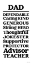 Picture of DAD WORDS