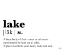 Picture of LAKE DEFINITION