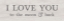 Picture of I LOVE YOU