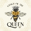Picture of HONEY BEES AND FLOWERS PLEASE IV-THE QUEEN