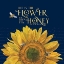 Picture of HONEY BEES AND FLOWERS PLEASE ON BLUE II-THE FLOWER