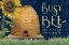 Picture of HONEY BEES AND FLOWERS PLEASE LANDSCAPE ON BLUE II-BUSY BEE
