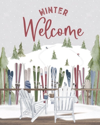 Picture of WINTER MOUNTAIN GETAWAY PORTRAIT VII-WINTER WELCOME