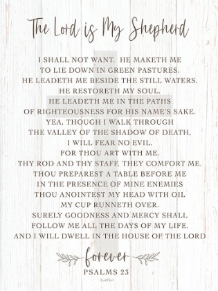Picture of THE LORD IS MY SHEPHERD