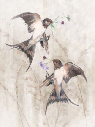 Picture of PLAYFUL SWALLOWS II