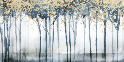 Picture of GOLDEN BLUE TREES II