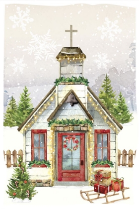 Picture of COUNTRY CHRISTMAS CHURCH