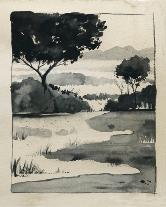 Picture of WATERCOLOR COUNTRY SKETCH II