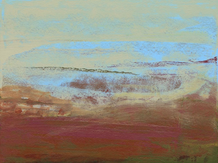 Picture of ABSTRACT MAGENTA HORIZON I