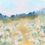 Picture of OCHRE FLOWER FIELD II