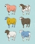 Picture of MID CENTURY FARM - SHEEP - NEUTRAL