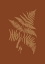 Picture of SEPIA FERNS ON BRICK (WG) III