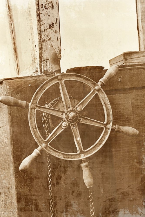Picture of SEPIA SHIPS WHEEL II