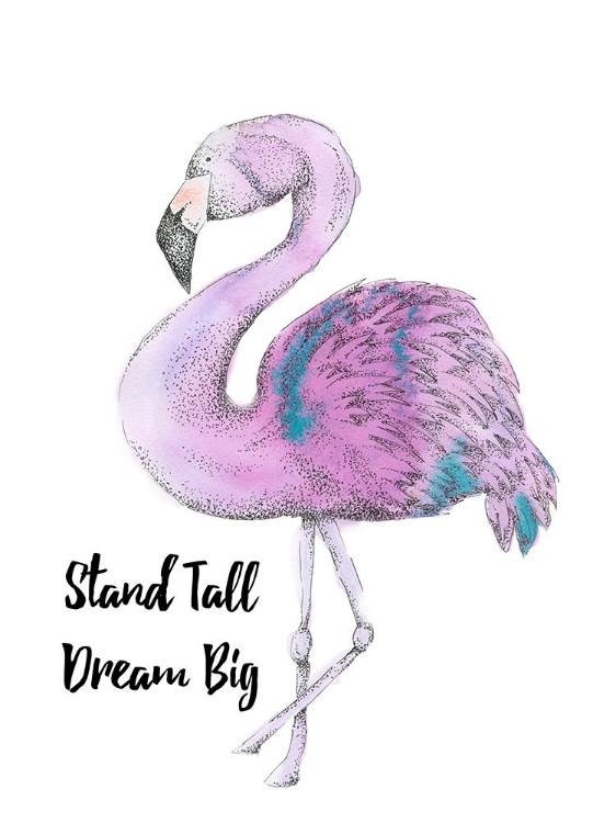 Picture of STAND TALL DREAM BIG FLAMINGO