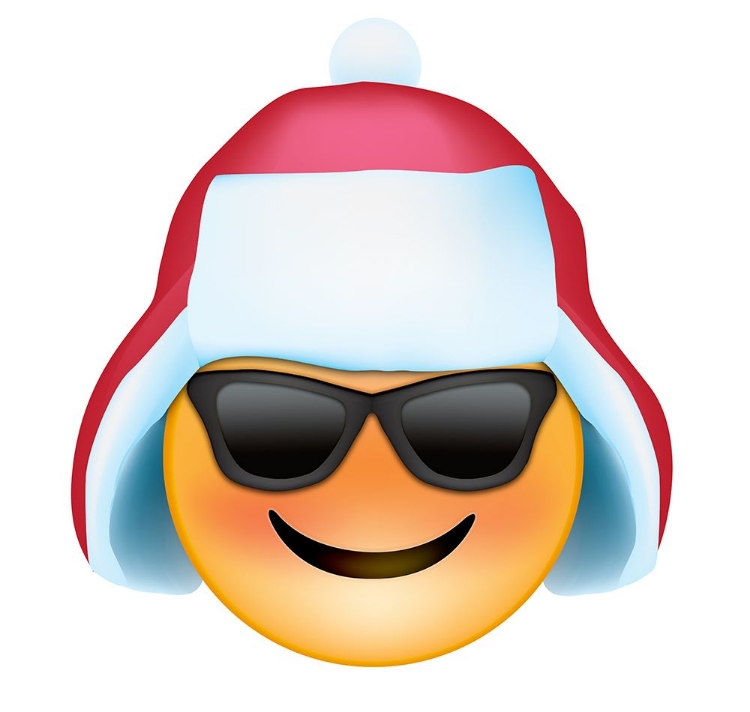 Picture of EMOJI SUN GLASSES TRAPPER HAT