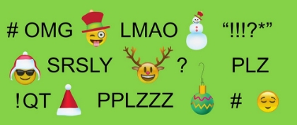 Picture of XMAS EMOJIS TEXT 2