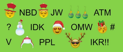 Picture of XMAS EMOJIS TEXT 3