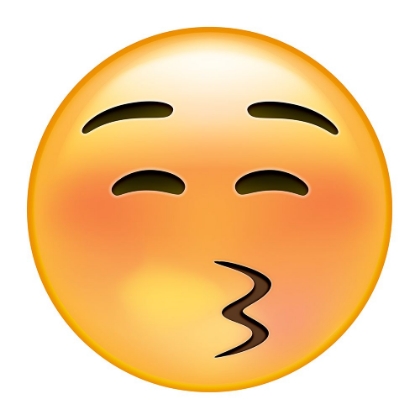 Picture of EMOJI SQUINT KISS
