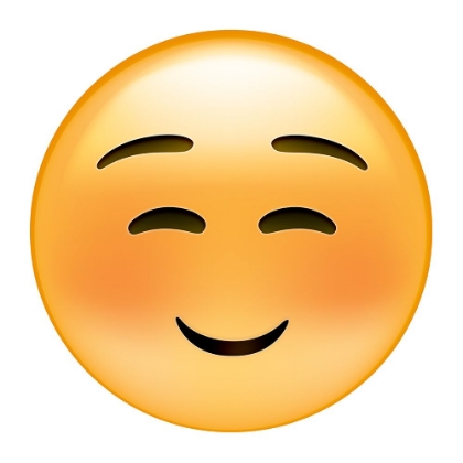 Picture of EMOJI SQUINT SMALL SMILE