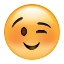 Picture of EMOJI WINK SMALL SMILE