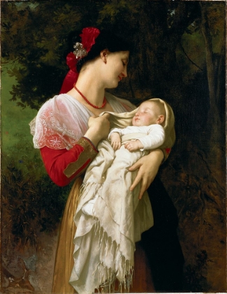 Picture of BOUGUEREAU-MOTHER AND CHILD