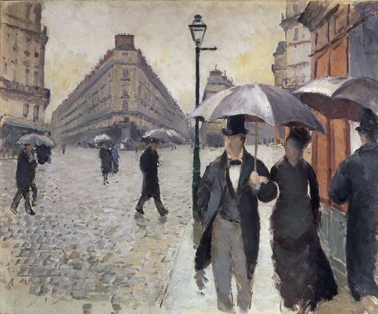 Picture of CAILLEBOTTE-RAINY DAY IN PARIS