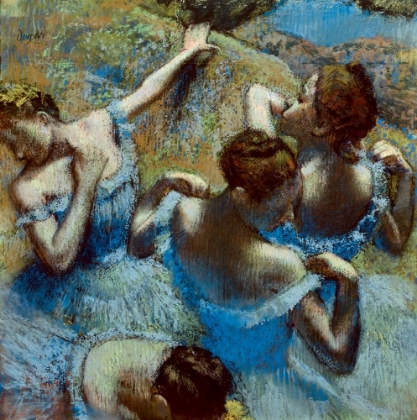 Picture of DEGAS-DANCERS IN BLUE