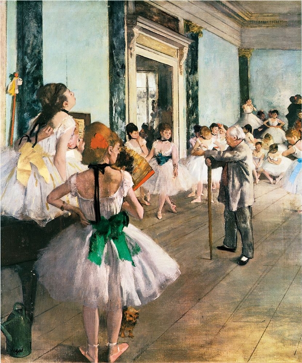 Picture of DEGAS-THE BALLET CLASS