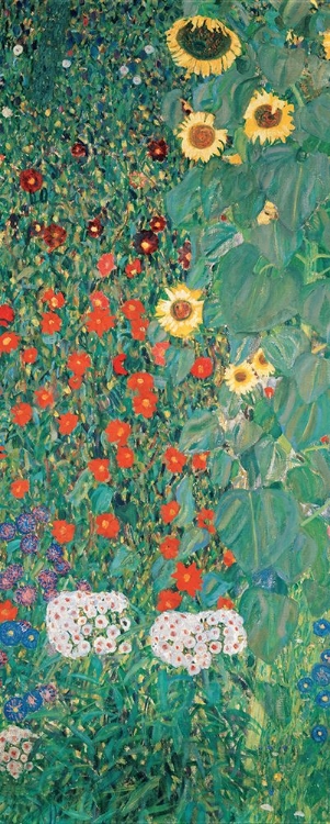 Picture of KLIMT-GARDEN OF SUNFLOWERS