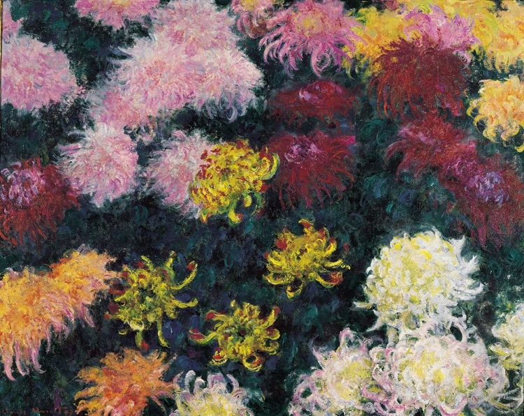 Picture of MONET-CHRYSANTHEMUM