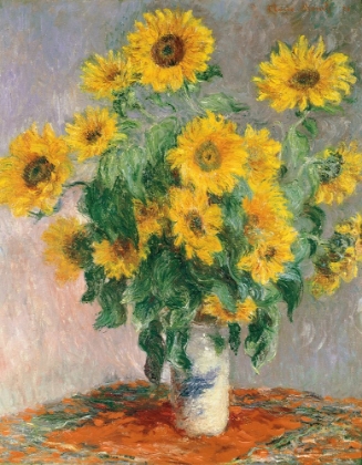 Picture of MONET-SUNFLOWERS