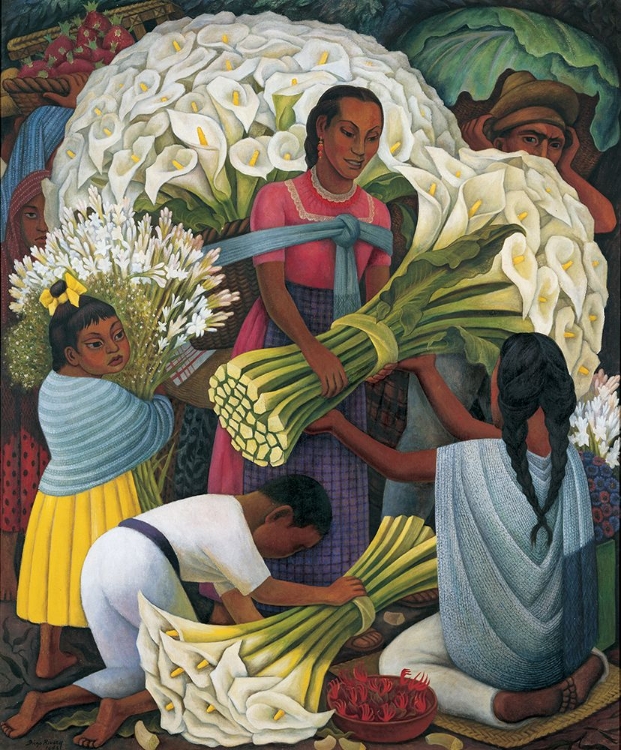 Picture of RIVERA-THE FLOWER VENDOR