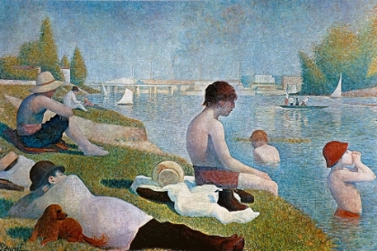 Picture of SEURAT-BATHING AT ASNIERES